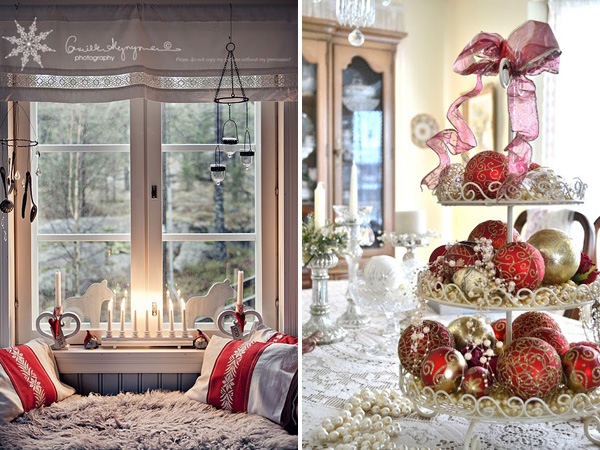 red and white christmas