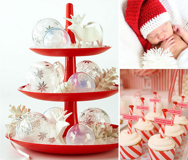 red and white christmas